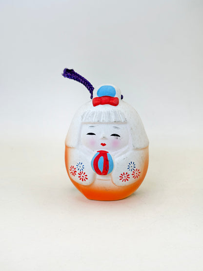 CB228 - Clochette en terre cuite Dorei Clay Bell de Hakata ningyō 博多人形