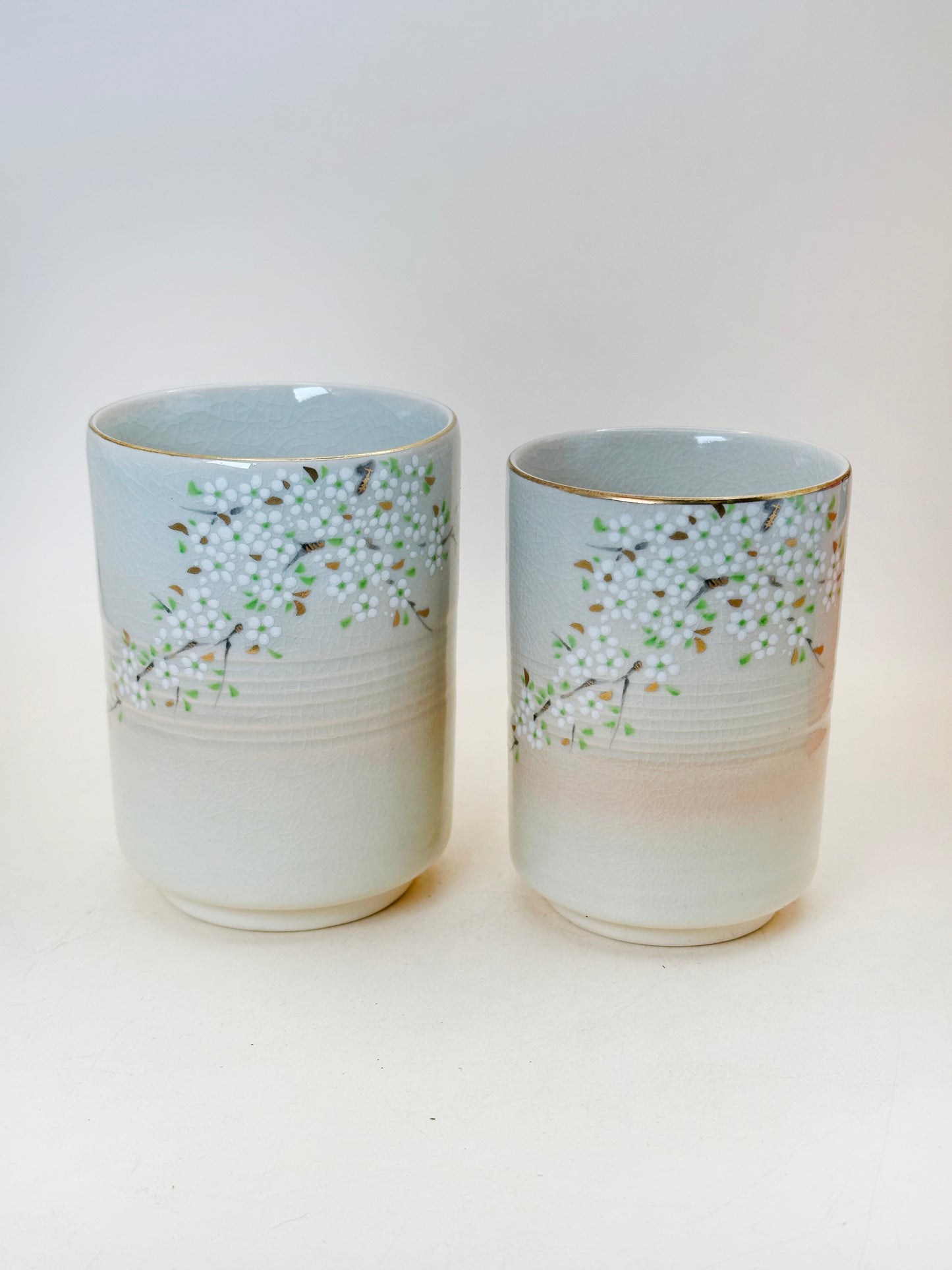 TB232 - Tasse à thé yunomi Hagi-yaki par Tachikichi たち吉