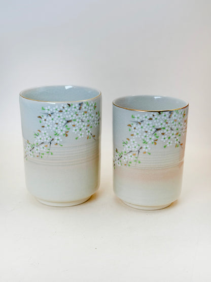 TB232 - Tasse à thé yunomi Hagi-yaki par Tachikichi たち吉