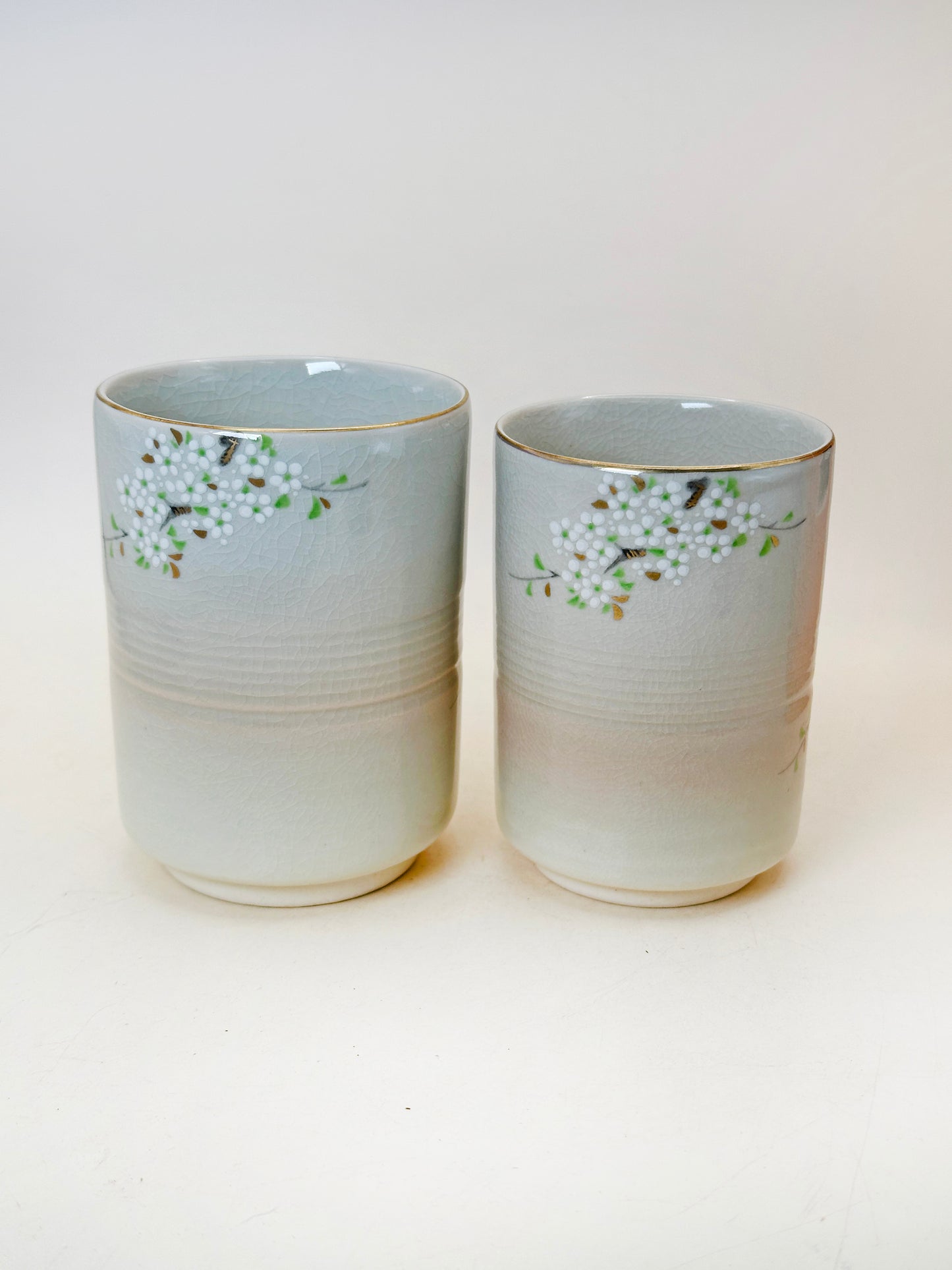 TB232 - Tasse à thé yunomi Hagi-yaki par Tachikichi たち吉