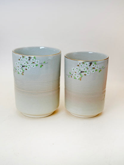 TB232 - Tasse à thé yunomi Hagi-yaki par Tachikichi たち吉