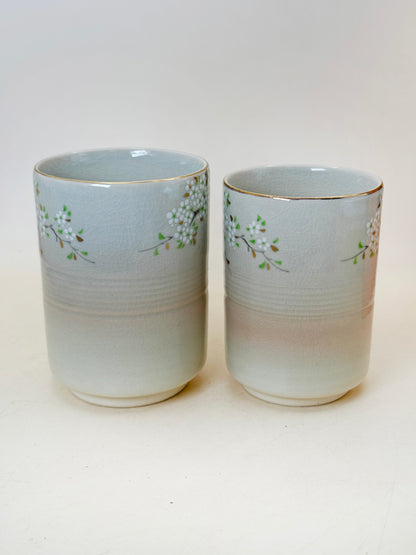 TB232 - Tasse à thé yunomi Hagi-yaki par Tachikichi たち吉