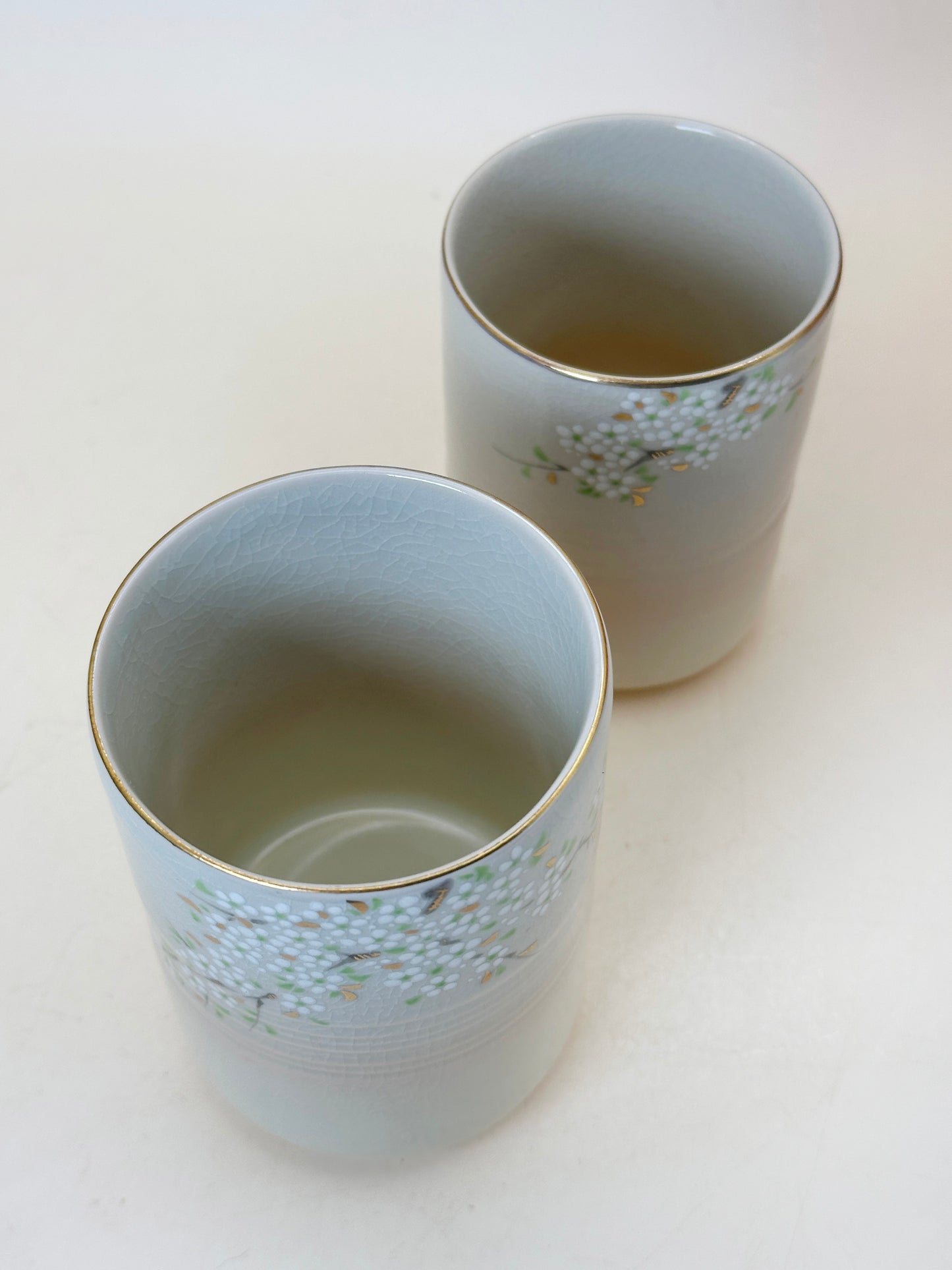 TB232 - Tasse à thé yunomi Hagi-yaki par Tachikichi たち吉