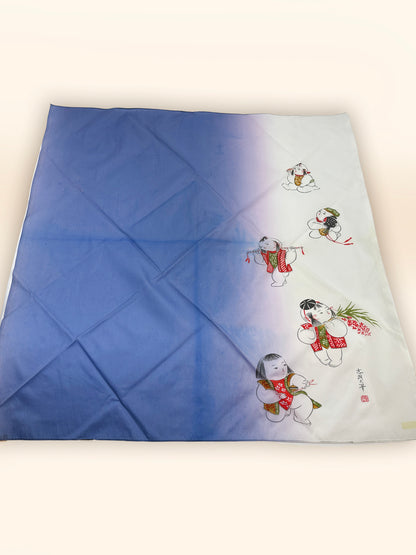 FA14 - Furoshiki Fabric Cloth Kotobuki Ningyō 寿人形