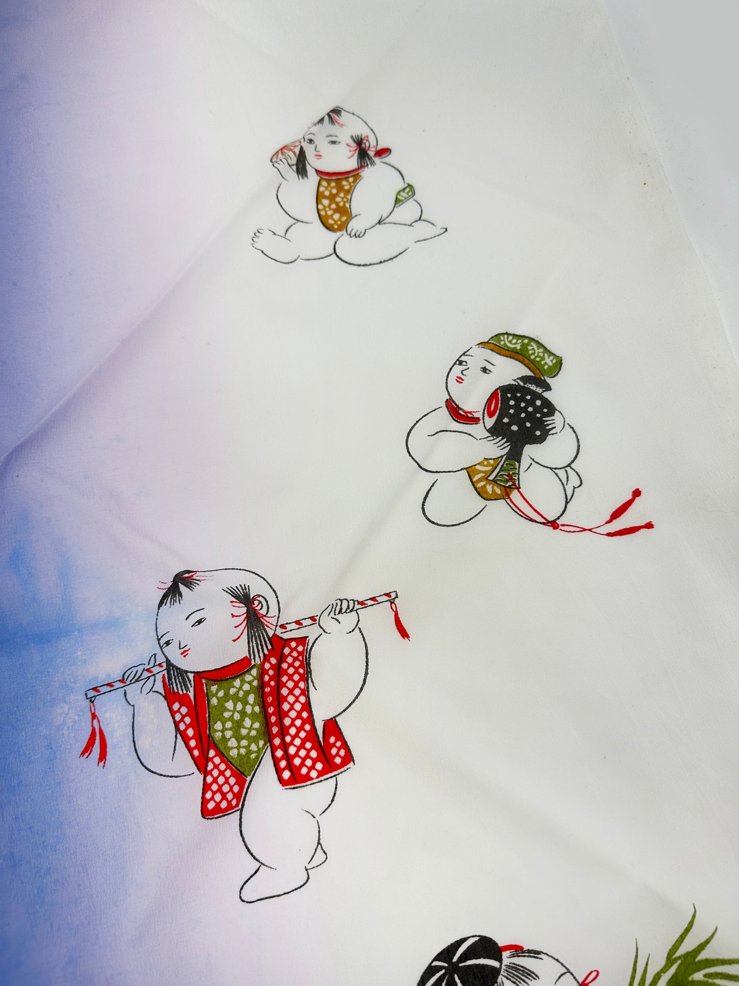 FA14 - Furoshiki Fabric Cloth Kotobuki Ningyō 寿人形