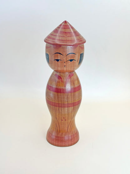 K18119 - Yajiro Kokeshi by Minoru Niyama 新山実