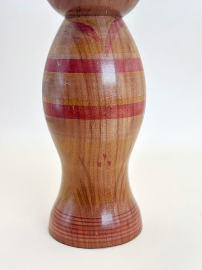 K18119 - Yajiro Kokeshi by Minoru Niyama 新山実