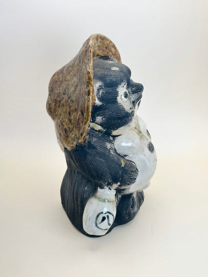 FT263 - Vintage Shigaraki-yaki tanuki 信楽焼狸像