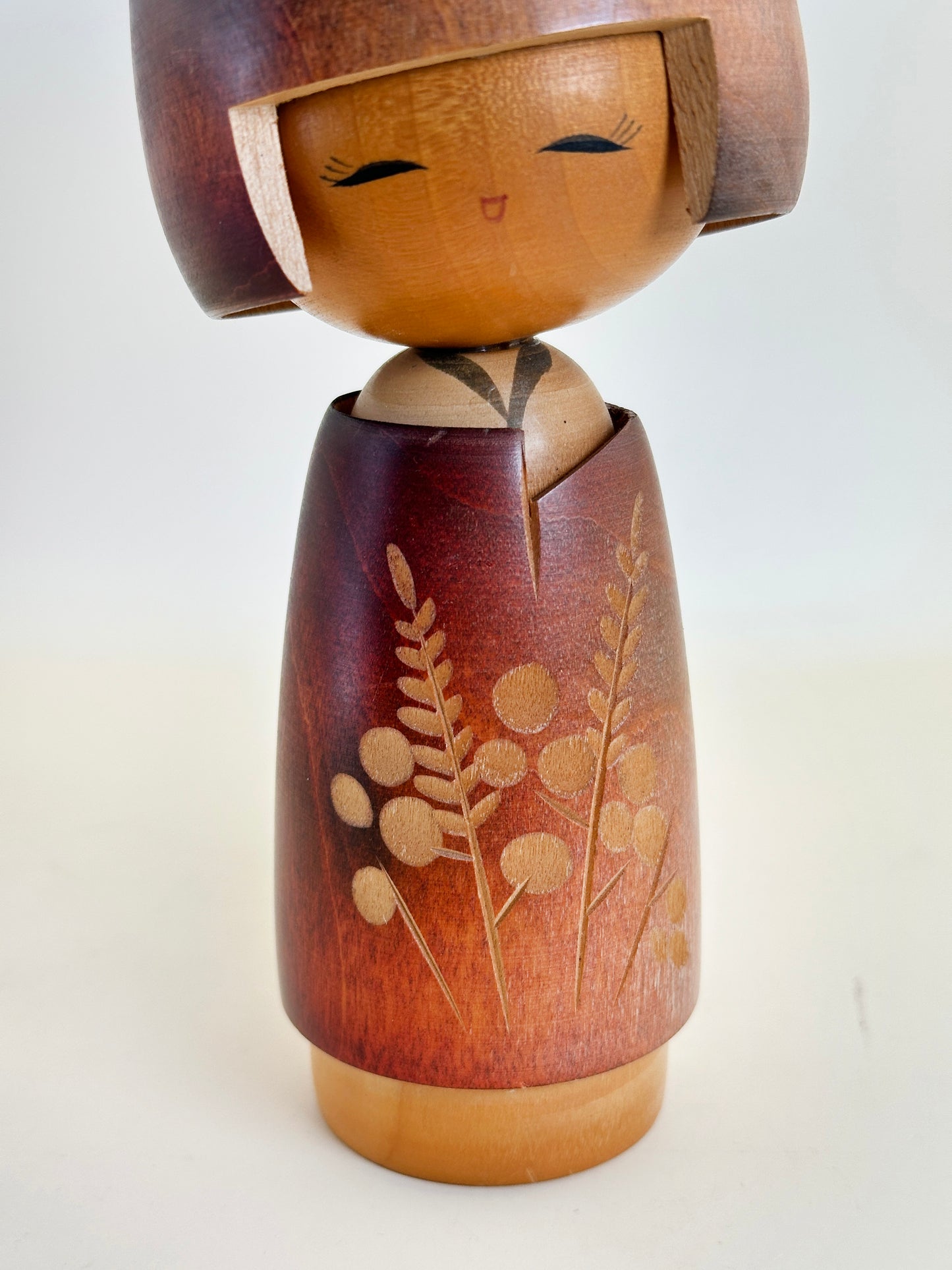 K18120 - Sōsaku Kokeshi by Masae Fujikawa 藤川正衛
