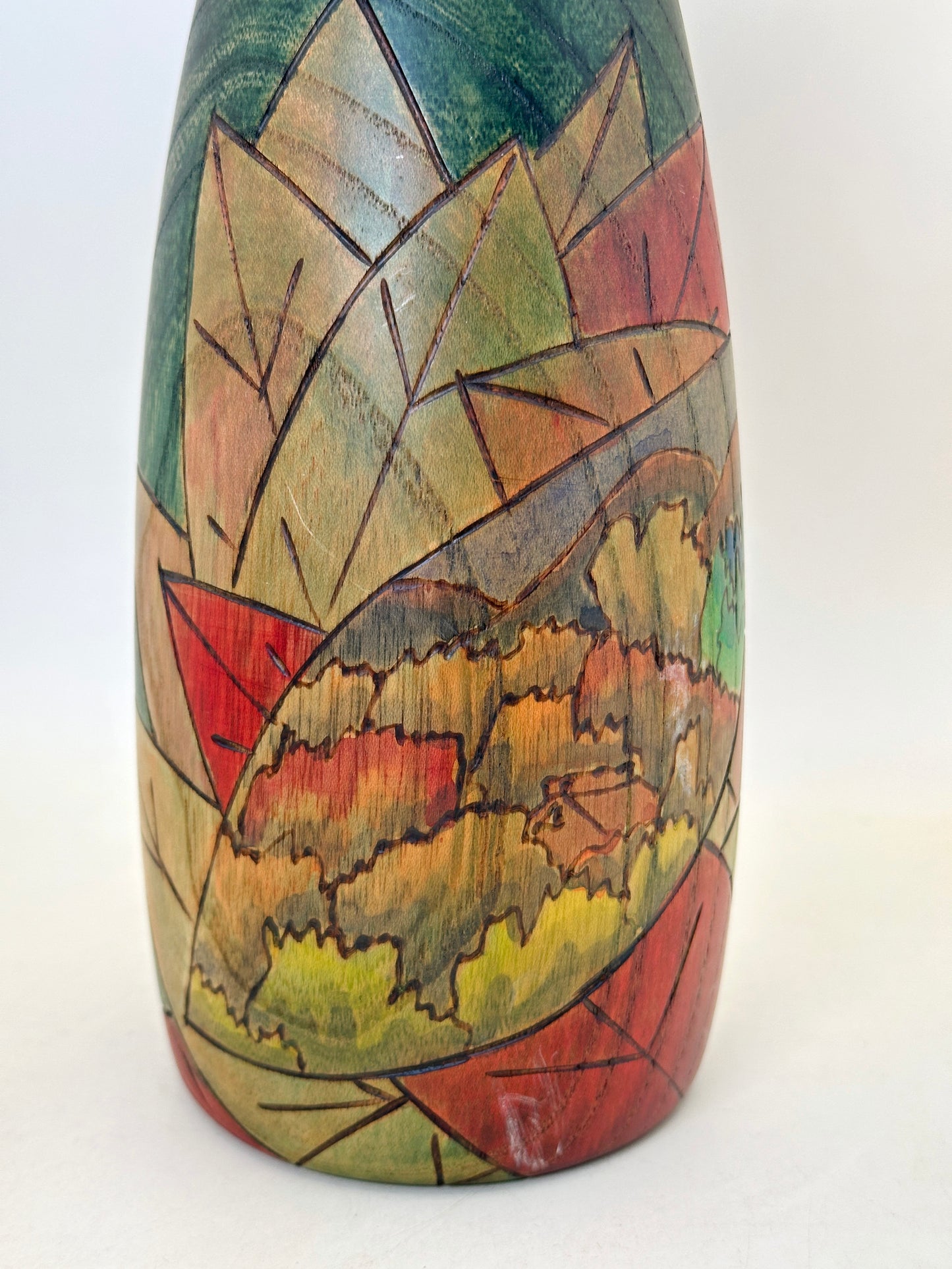 K25151 - Sosaku Kokeshi by Usaburō Okamoto 岡本卯三郎