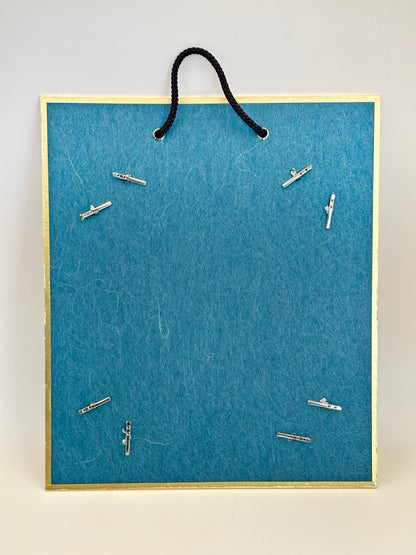 SHP196 - Zodiac Rat Shikishi in Nishijin-ori 西陣織