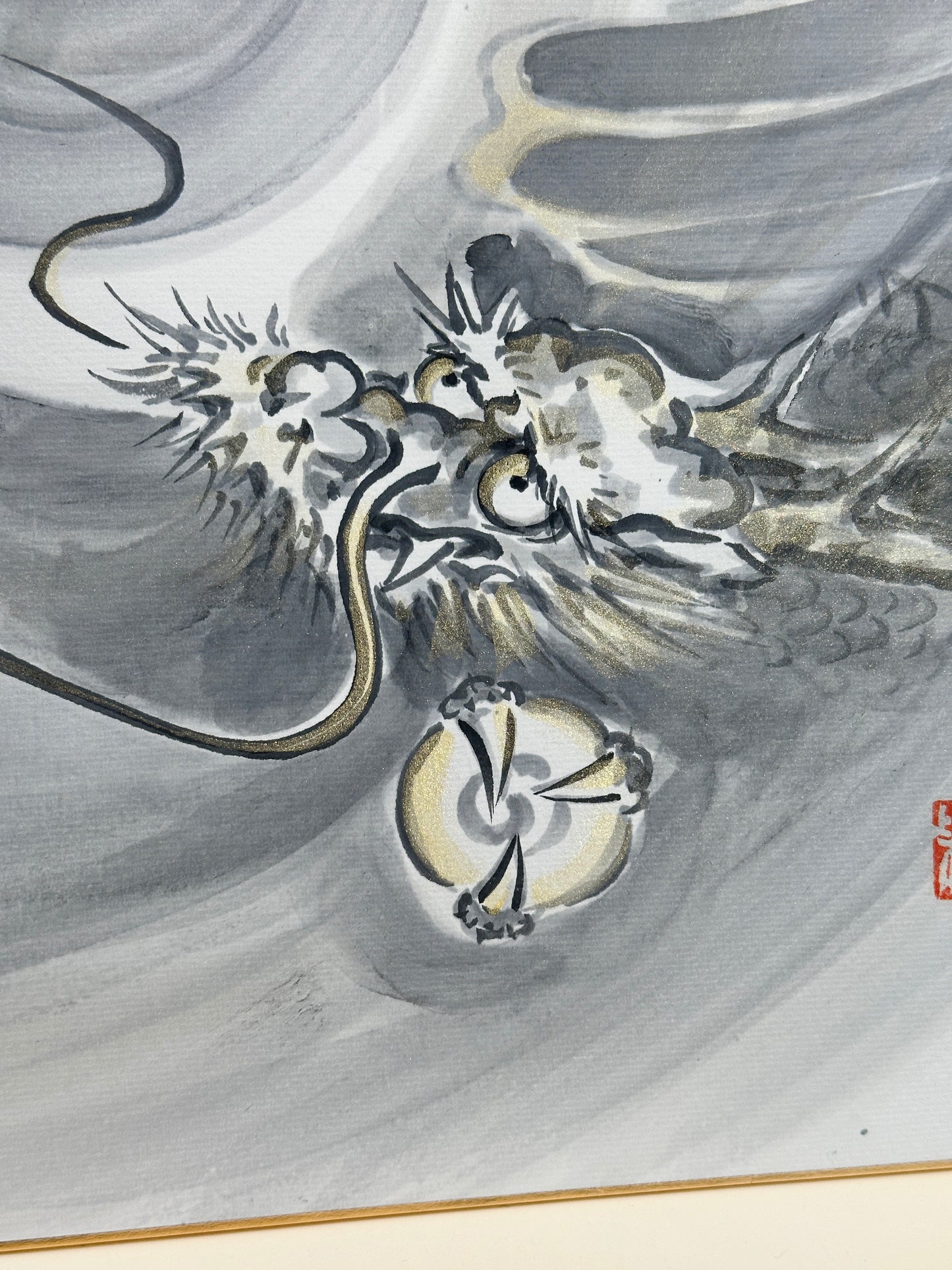 SHP97 - Oeuvre Shikishi de Rising Dragon 昇龍