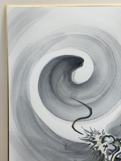 SHP97 - Oeuvre Shikishi de Rising Dragon 昇龍
