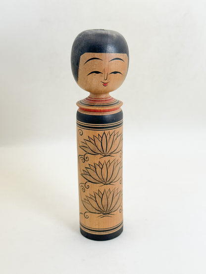 K18173 - Tsugaru Kokeshi by Fumio Muramoto 村元文雄