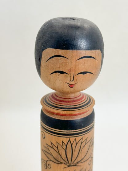 K18173 - Tsugaru Kokeshi by Fumio Muramoto 村元文雄