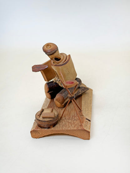 FT414 - Omiyage Echizen bamboo doll 越前竹人形