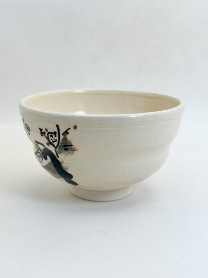 TC140 - Kiyomizu-yaki chawan matcha bowl 清水焼