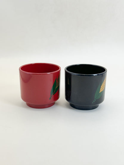 TB390 - Wajima-nuri sake cups 輪島塗