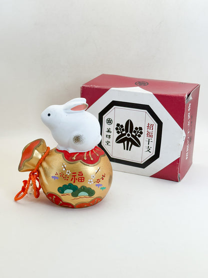 FT546 - Rabbit zodiac figurine by Yakushigama 薬師窯