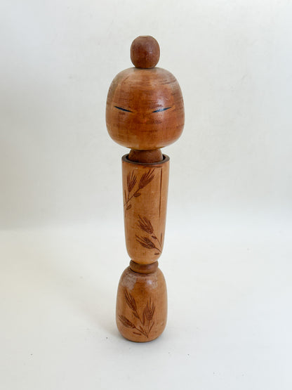 K25217 - Sōsaku Kokeshi by Kishi Sadao 岸貞男