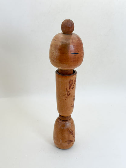 K25217 - Sōsaku Kokeshi by Kishi Sadao 岸貞男