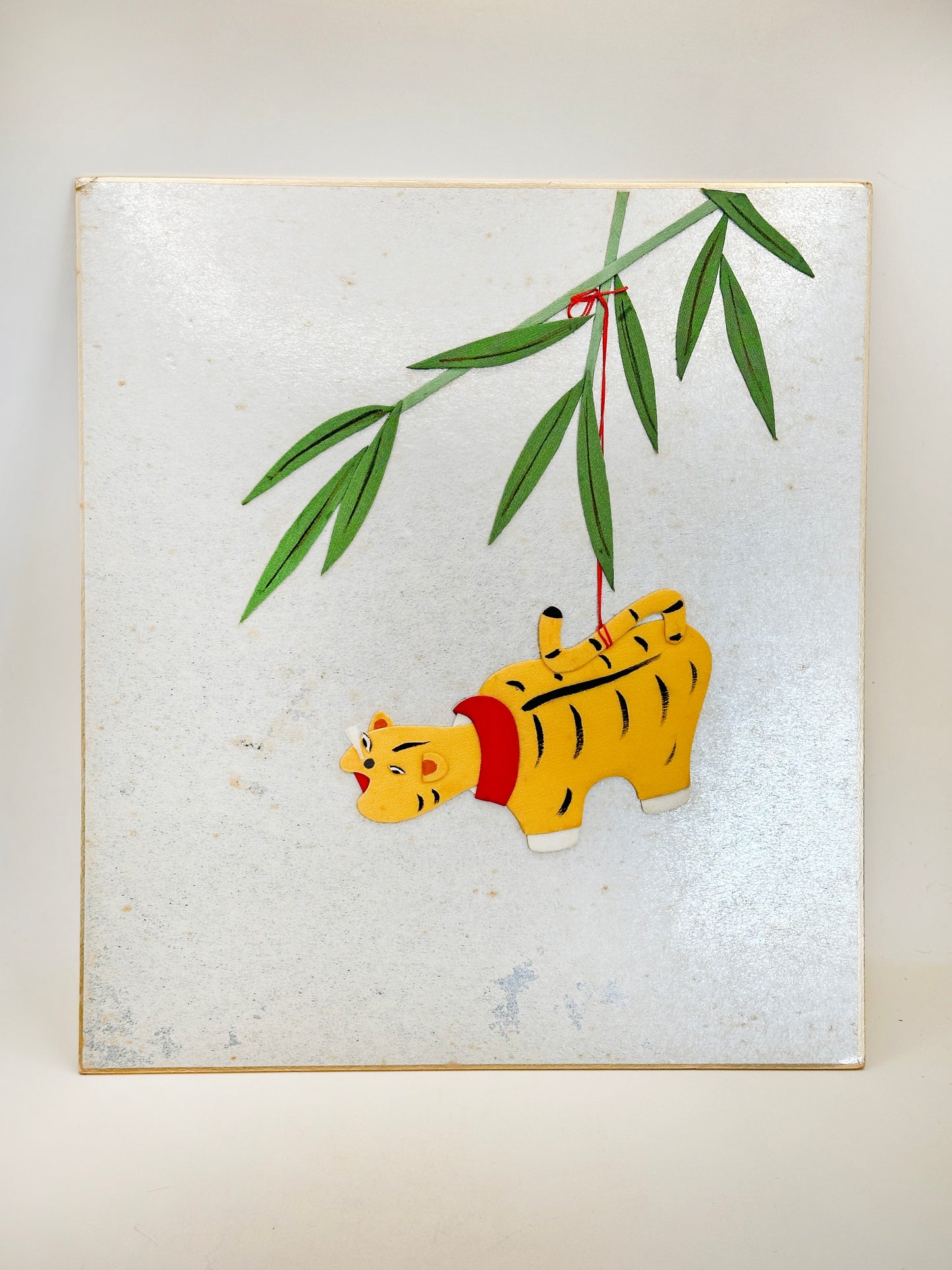SHP199 - Shikishi card of Tiger Hariko no Tora 張子虎