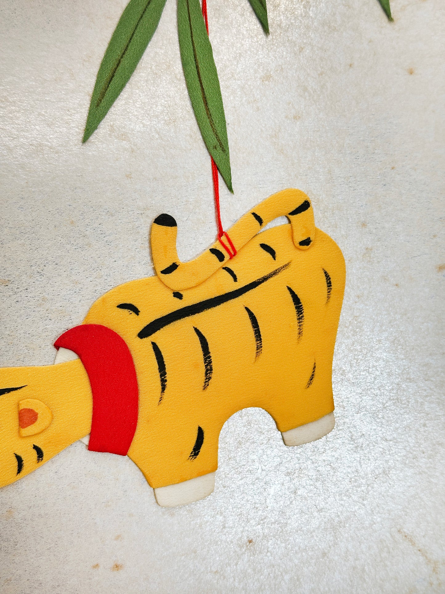 SHP199 - Shikishi card of Tiger Hariko no Tora 張子虎