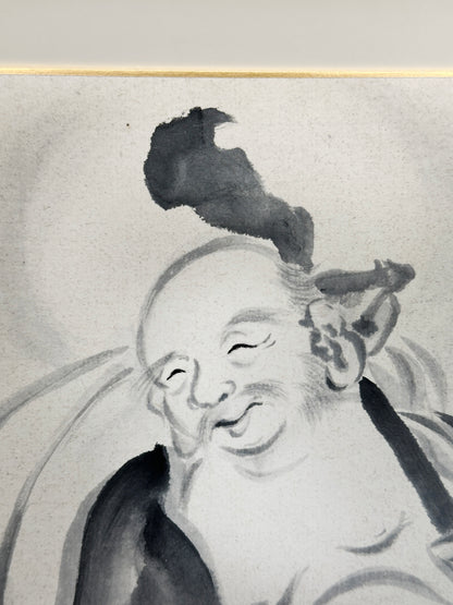 SHP200 - Shikishi Ink painting of Hotei 布袋