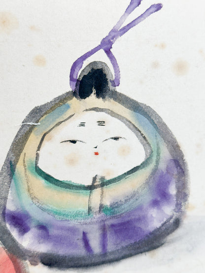 SHP365 -  Shikishi artwork of Heian dorei 平安土鈴