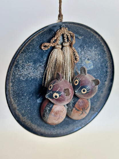 FT274 - Omiyage Craft Kokeshi de Tanuki Kokeshi 狸