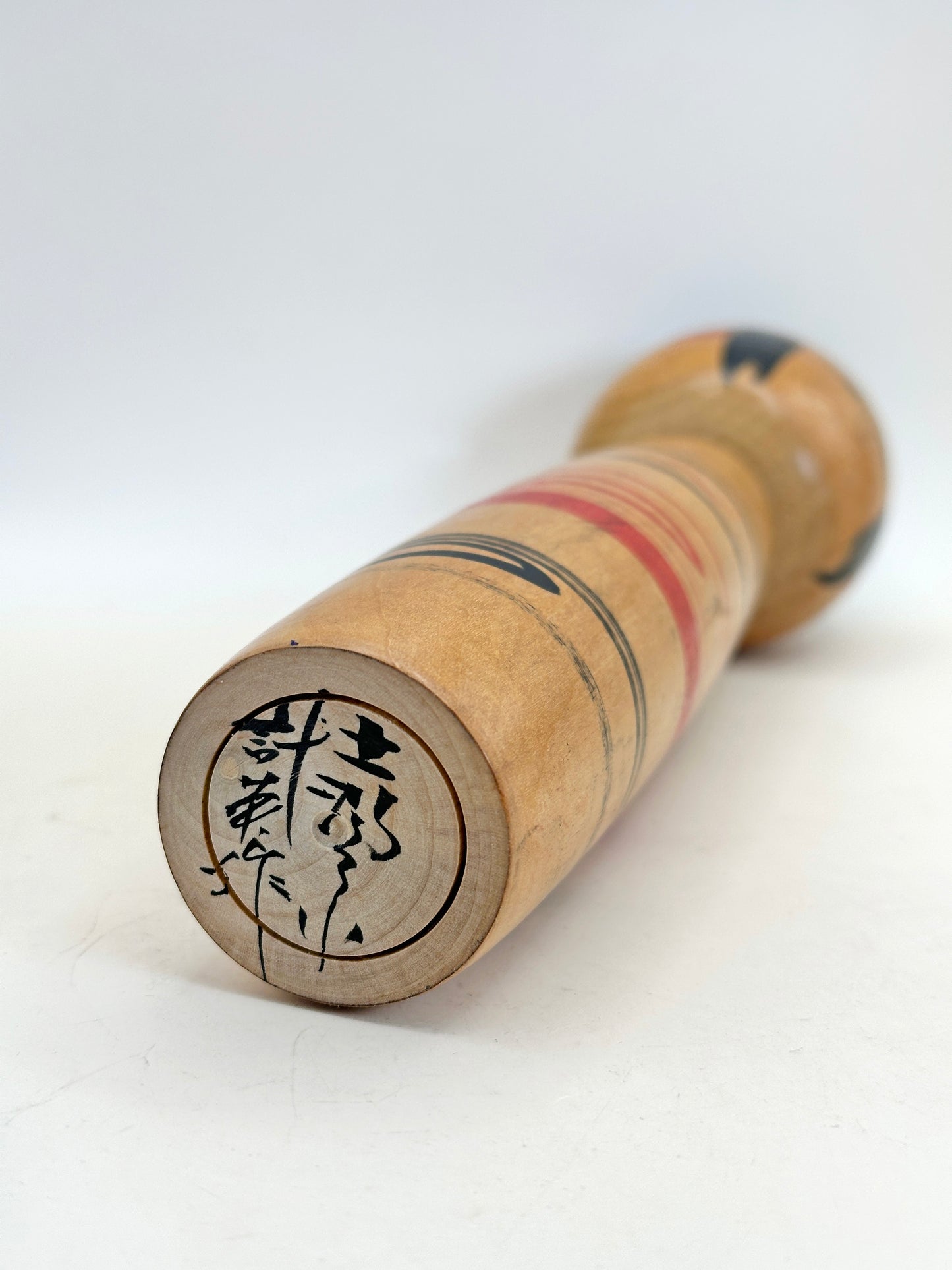 K25084 - Traditional Tsuchiyu Kokeshi by Kazue Abe 阿部計英