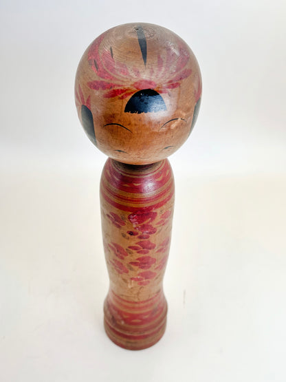 K25087 - Traditional Yamagata kokeshi by Kobayashi Seizō 小林清蔵