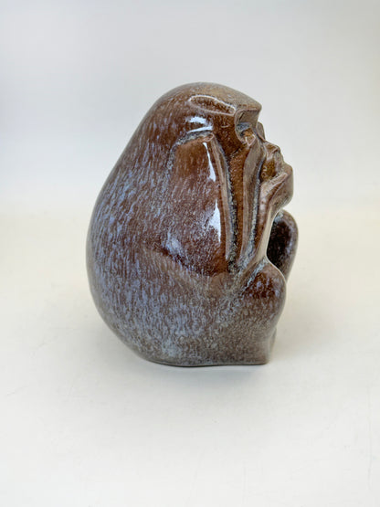 FT404 - Figurine en céramique Mizaru par Kohama Kiln 古浜窯