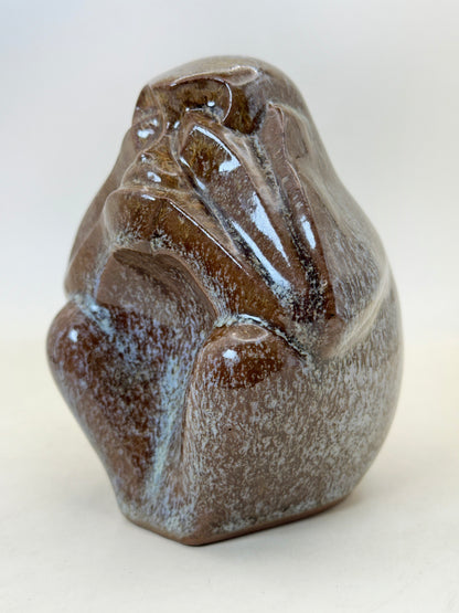 FT404 - Figurine en céramique Mizaru par Kohama Kiln 古浜窯