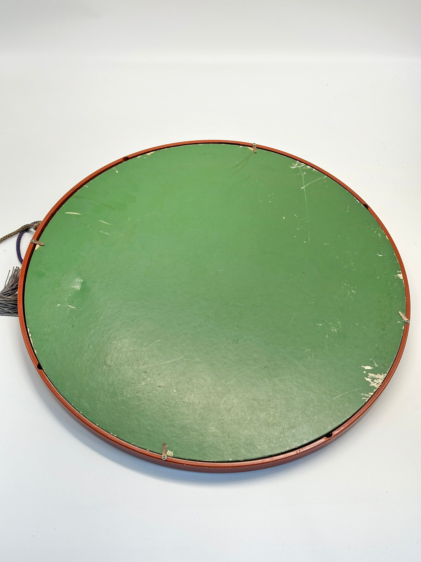 SHP204 - Japan Shikishi Circle Frame - Dog and Plum Blossoms 梅