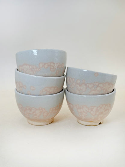 TB244 - Ensemble de tasses à thé Hagi-yaki par Tenpōzan 萩焼