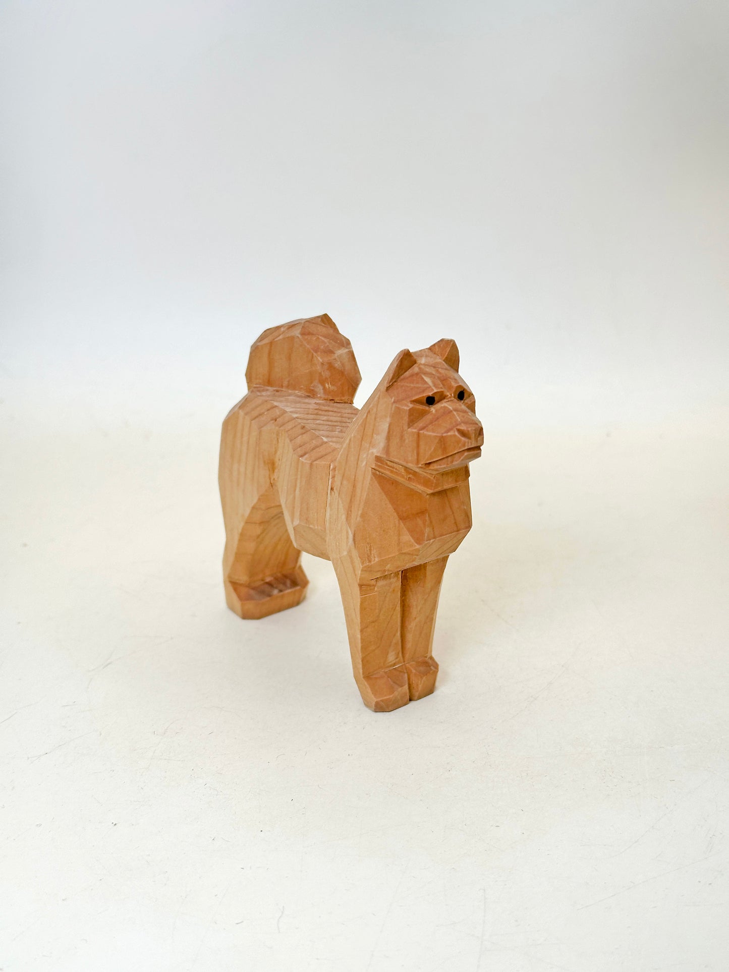 FT406 - Chien du zodiaque en bois sculpté d'Ise Jingū
