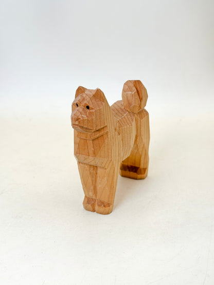 FT406 - Chien du zodiaque en bois sculpté d'Ise Jingū