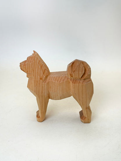 FT406 - Chien du zodiaque en bois sculpté d'Ise Jingū