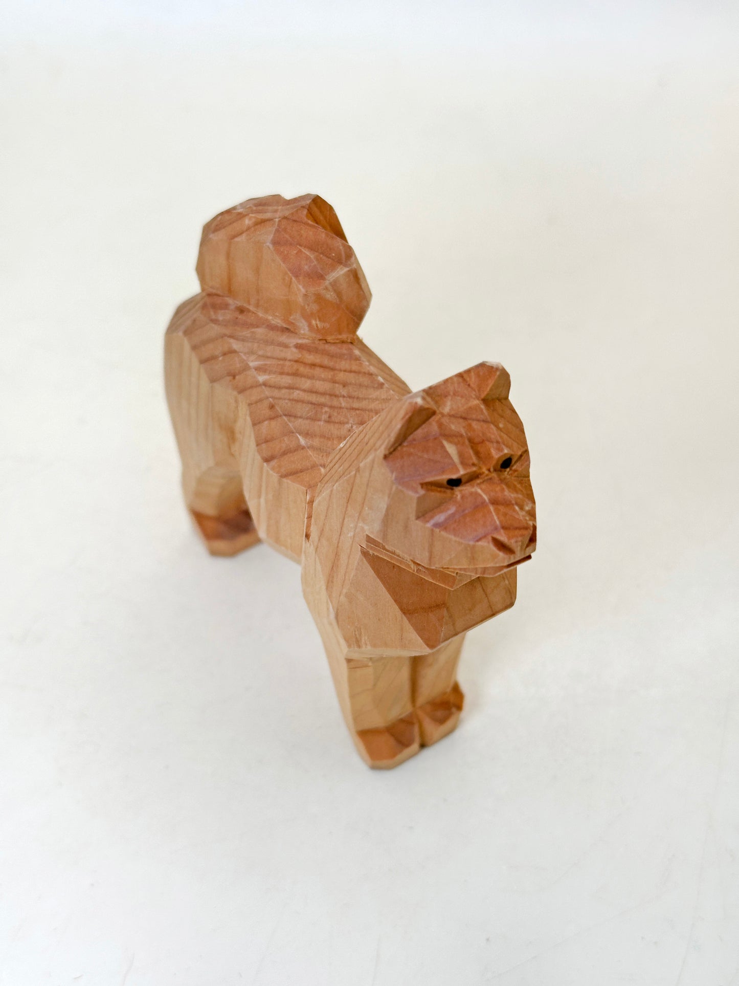 FT406 - Chien du zodiaque en bois sculpté d'Ise Jingū