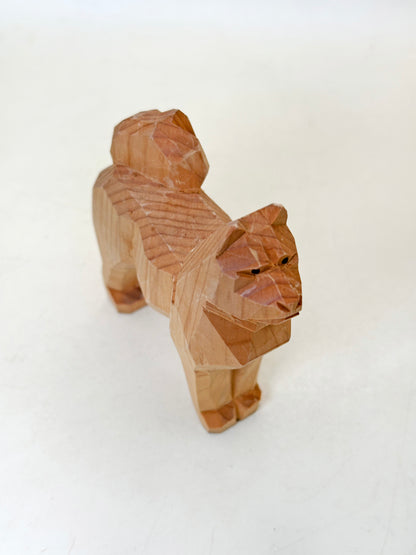 FT406 - Chien du zodiaque en bois sculpté d'Ise Jingū