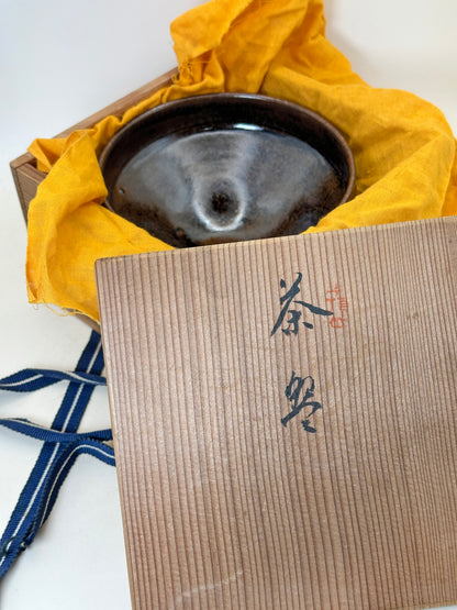 TB247 - Zeze-yaki Chawan Matcha Bowl 膳所焼