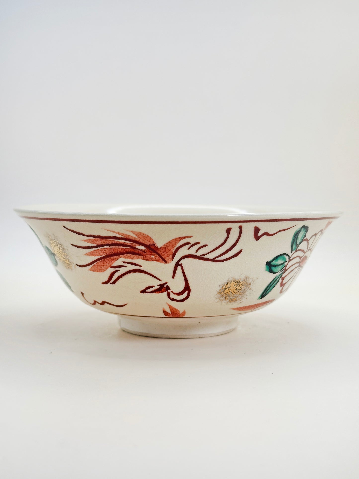 TC38 - Kyo-yaki Matcha Bowl by Ryūzan 隆山 京焼