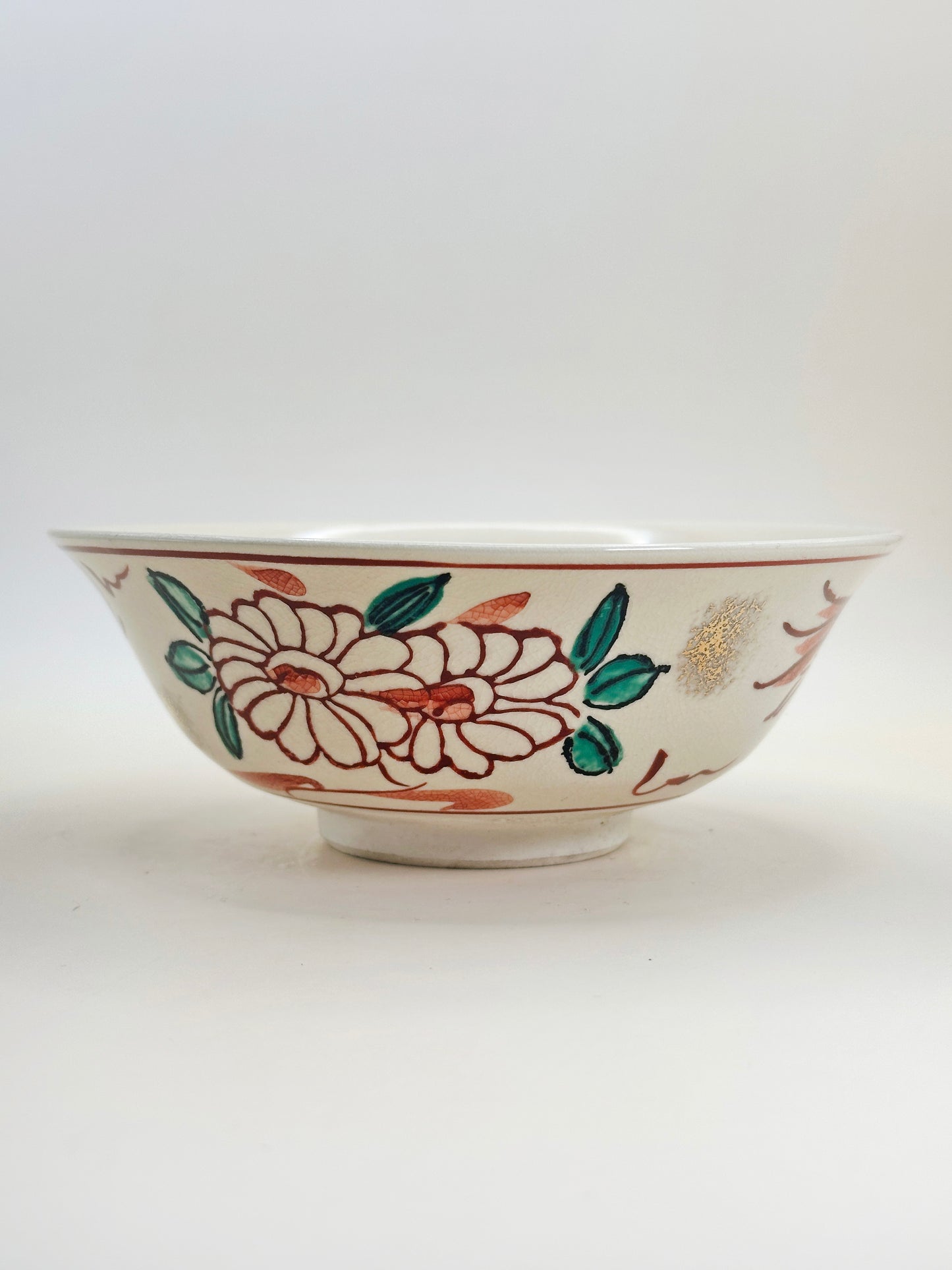 TC38 - Kyo-yaki Matcha Bowl by Ryūzan 隆山 京焼