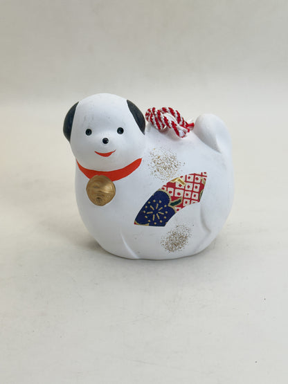 CB319 - Dog Dorei Clay Bell by Shōhō 昭峰
