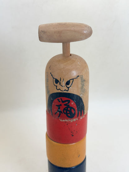 FT554 - Daruma Otoshi Folk Toy 達磨落とし