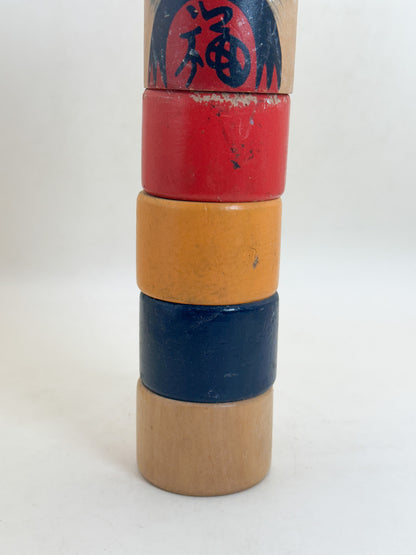 FT554 - Daruma Otoshi Folk Toy 達磨落とし
