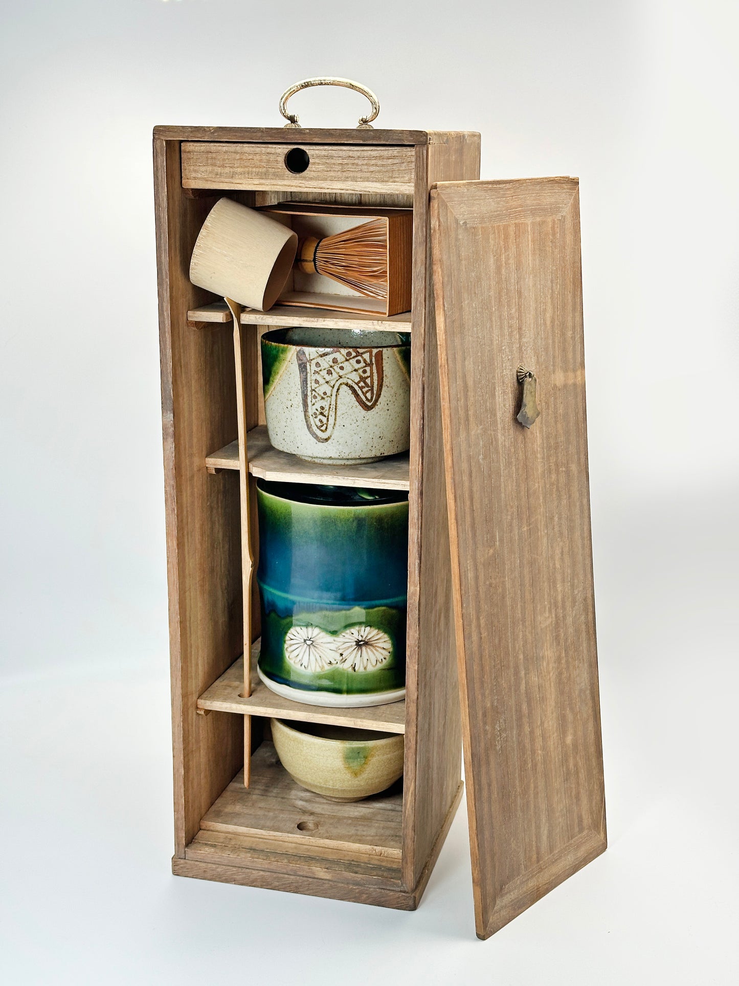 TC28 - Japanese Matcha Tea Ceremony Set – 茶箱 (Chabako) Complete Tea Utensil Set