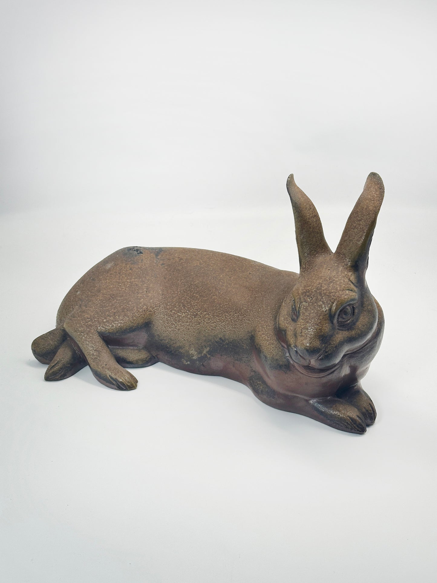 FT278 - Figurine Lapin Bizen-yaki par Norimatsu Shunko 乗松俊行