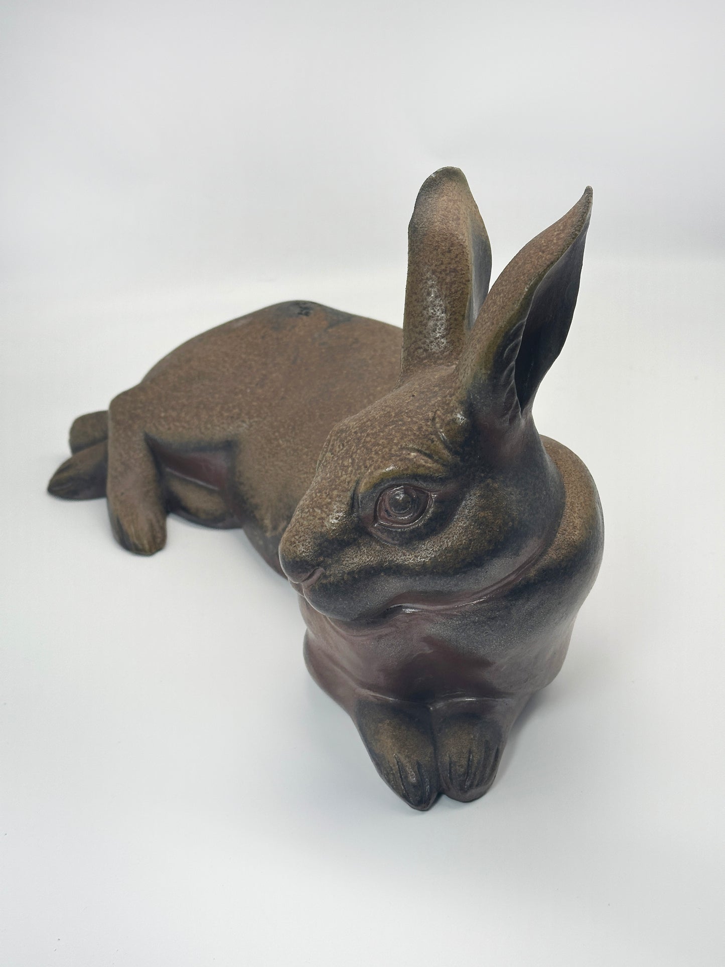 FT278 - Figurine Lapin Bizen-yaki par Norimatsu Shunko 乗松俊行